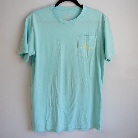 Lauren James "Watching the Tide Roll Away" teal tshirt-S - Picture 1 of 5